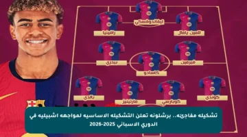 تشكيلة مفاجئة.. برشلونه تعلن التشكيلة الأساسية لمواجهة إشبيلية في الدوري الإسباني 2025-2026